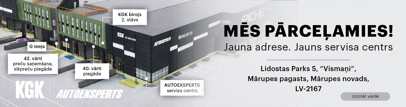 Informācija par adreses maiņu